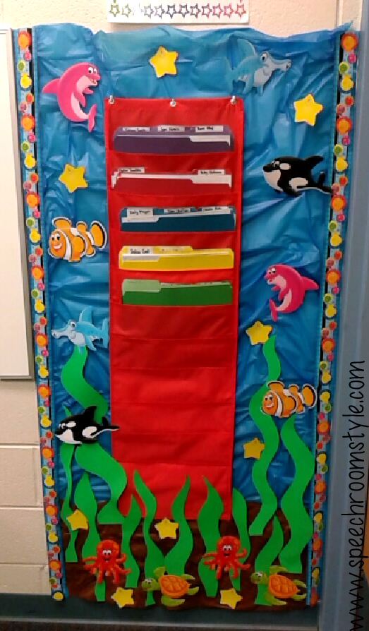 ocean themed bulletin board